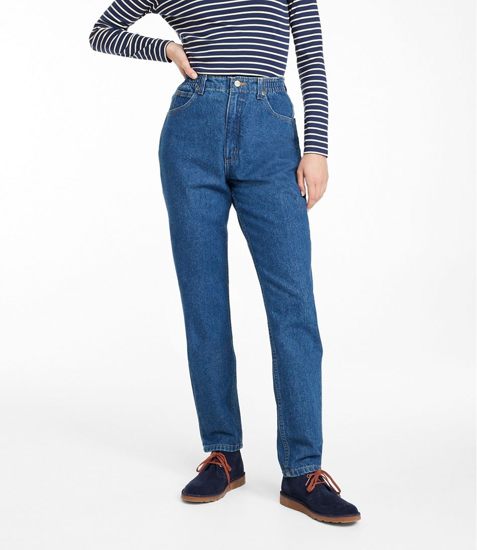 L.L.BeanWomen's Double L® Jeans, Ultra High-Rise Comfort Waist Tapered Leg