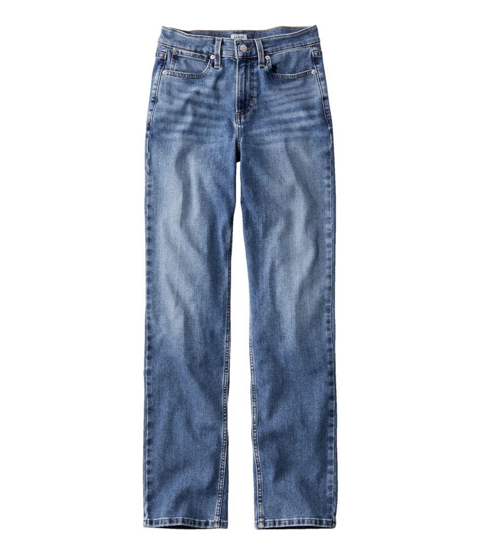 L.L.BeanWomen's 207 Vintage Jeans, High-Rise Straight-Leg