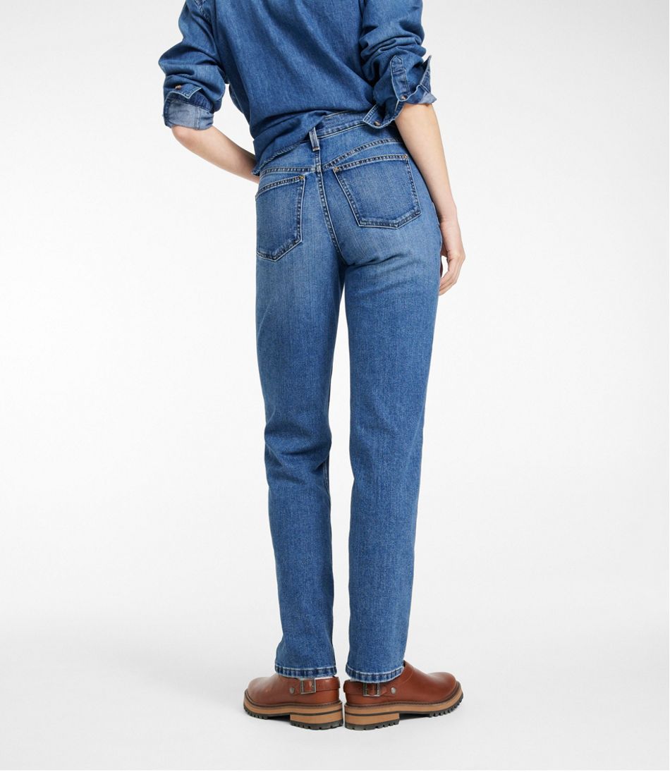L.L.BeanWomen's 207 Vintage Jeans, High-Rise Straight-Leg