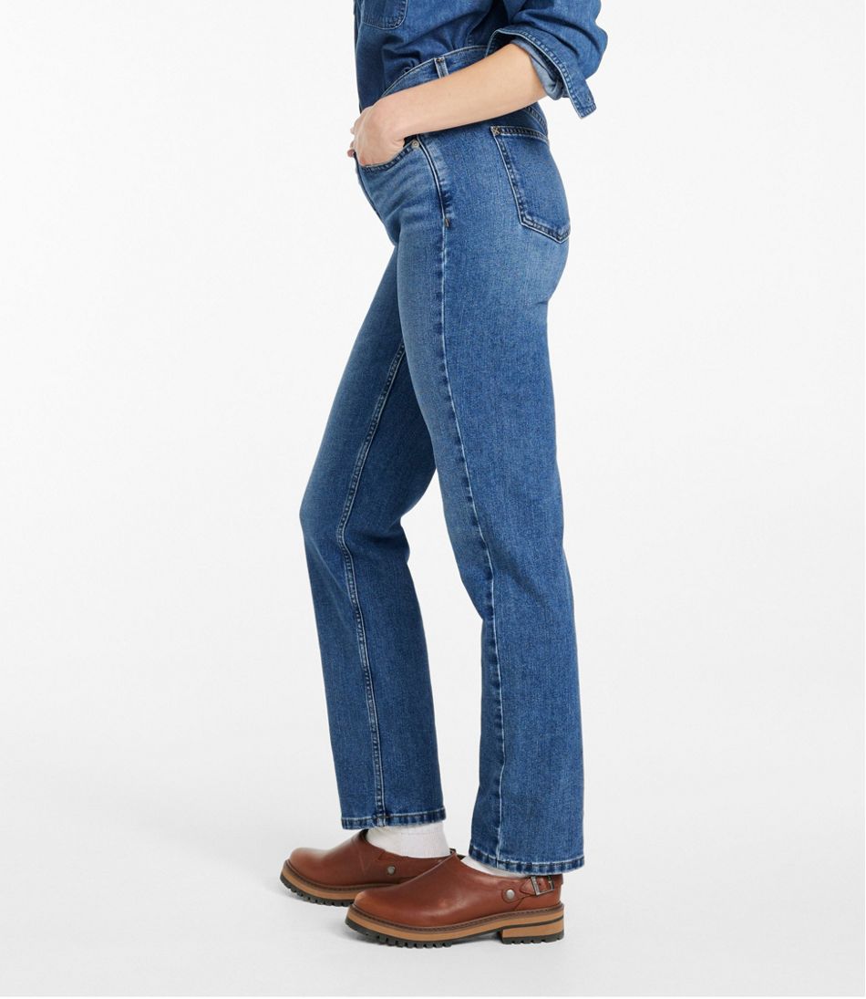 L.L.BeanWomen's 207 Vintage Jeans, High-Rise Straight-Leg