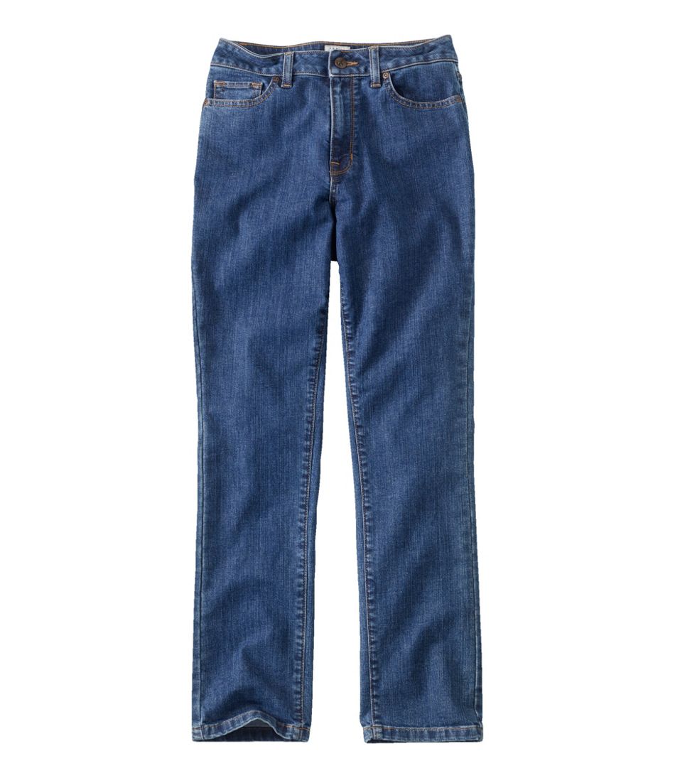 L.L.BeanWomen's True Shape Jeans, High-Rise Slim-Leg Ankle