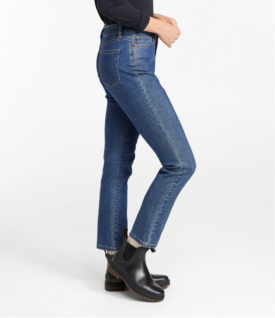 L.L.BeanWomen's True Shape Jeans, High-Rise Slim-Leg Ankle