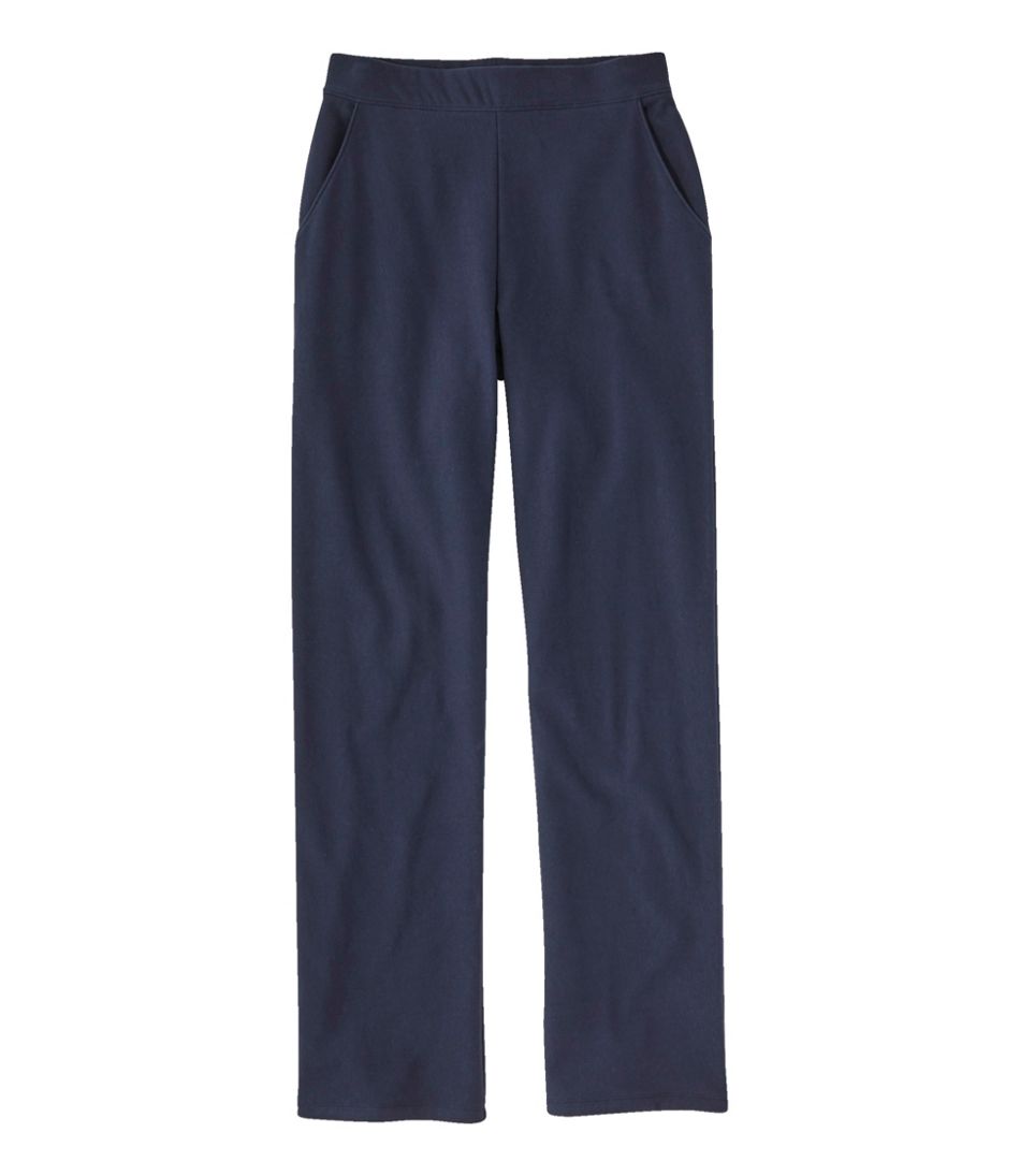 L.L.BeanWomen's Perfect Fit Pants, Fleece-Backed Straight-Leg