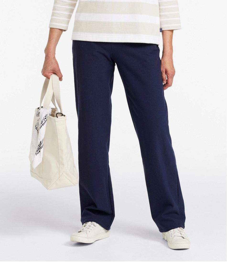 L.L.BeanWomen's Perfect Fit Pants, Fleece-Backed Straight-Leg