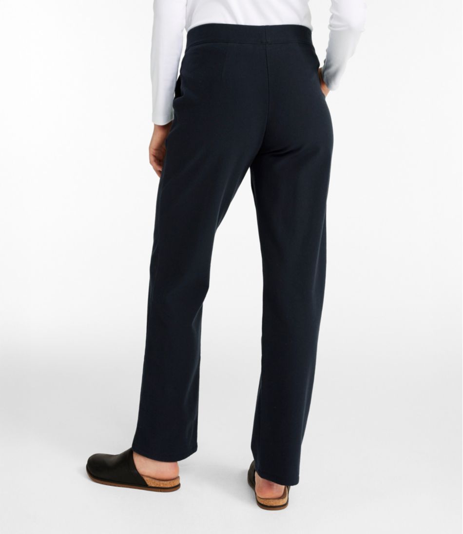 L.L.BeanWomen's Perfect Fit Pants, Fleece-Backed Straight-Leg