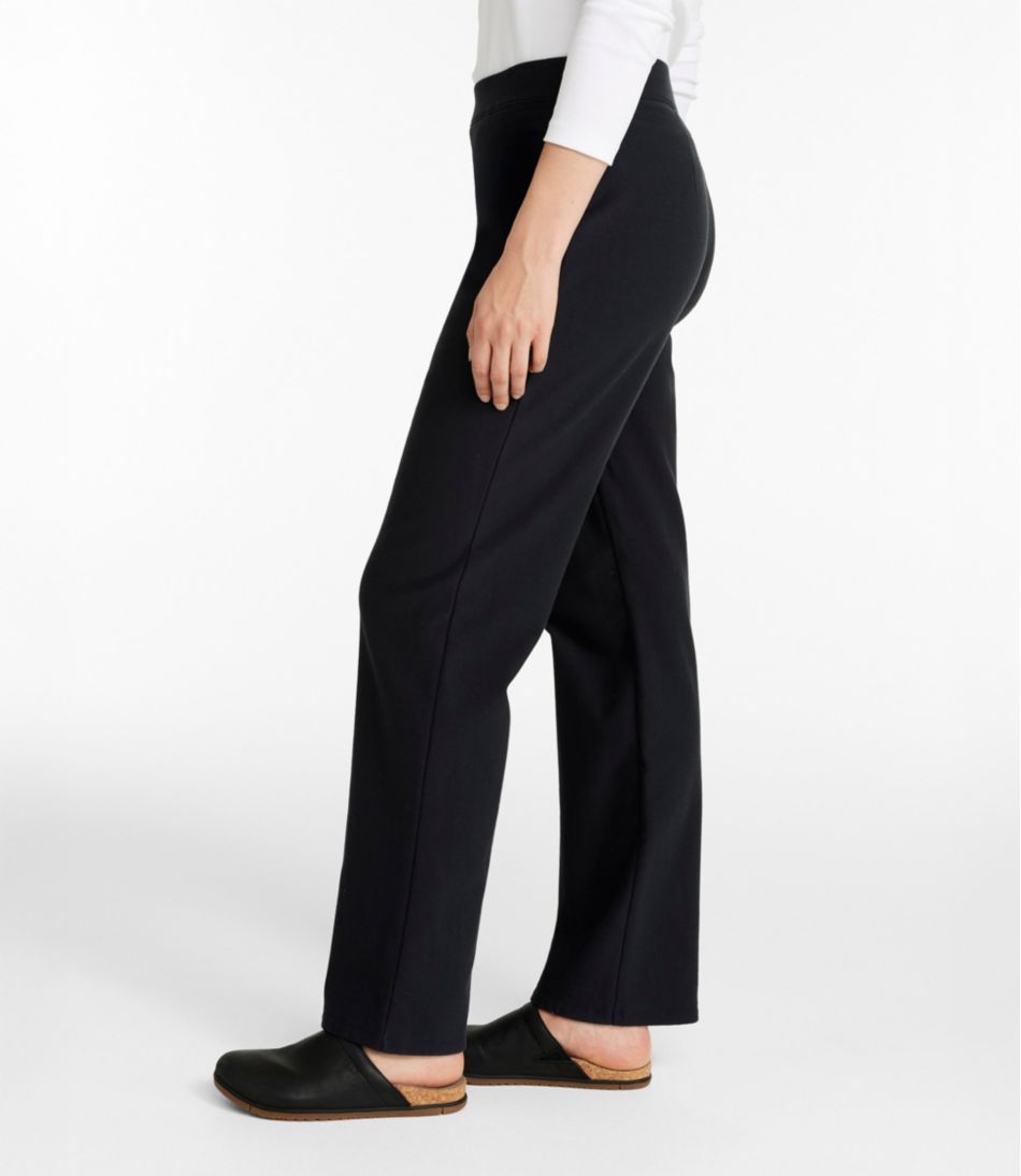 L.L.BeanWomen's Perfect Fit Pants, Fleece-Backed Straight-Leg