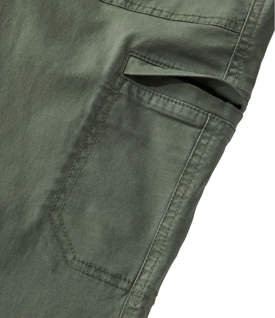 L.L.BeanWomen's 207 Vintage Cotton Canvas Pants, Mid-Rise Straight-Leg Cargo