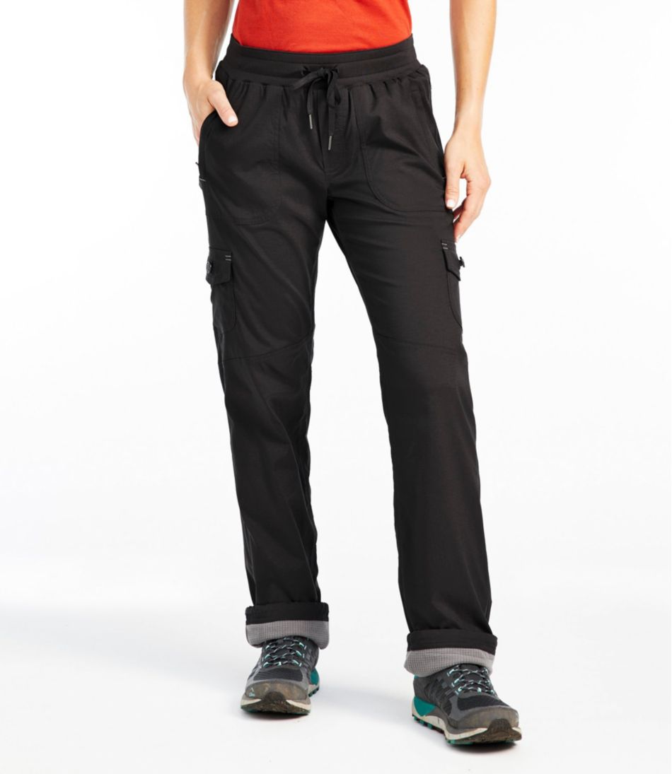 L.L.BeanWomen's Vista Camp Pants, Straight-Leg Fleece-Lined