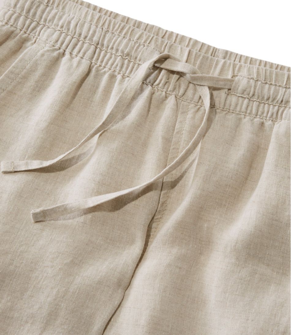 L.L.BeanWomen's Premium Washable Linen Pull-On Pants