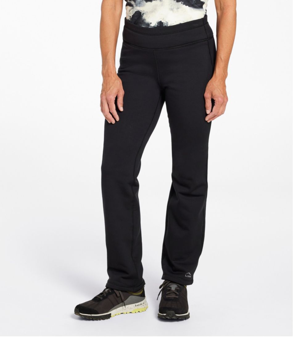 L.L.BeanWomen's PrimaLoft ThermaStretch Fleece Pants, Mid-Rise Straight-Leg