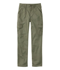 L.L.BeanWomen's Comfort Stretch Pants, Mid-Rise Straight-Leg Cargo