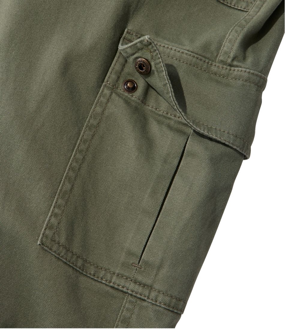 L.L.BeanWomen's Comfort Stretch Pants, Mid-Rise Straight-Leg Cargo