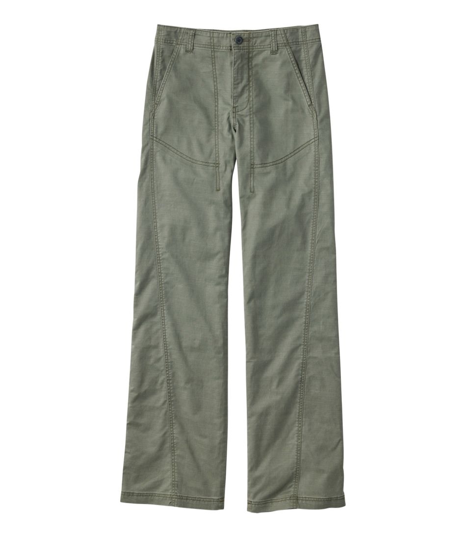 L.L.BeanWomen's Signature Utility Pants, High-Rise Wide-Leg