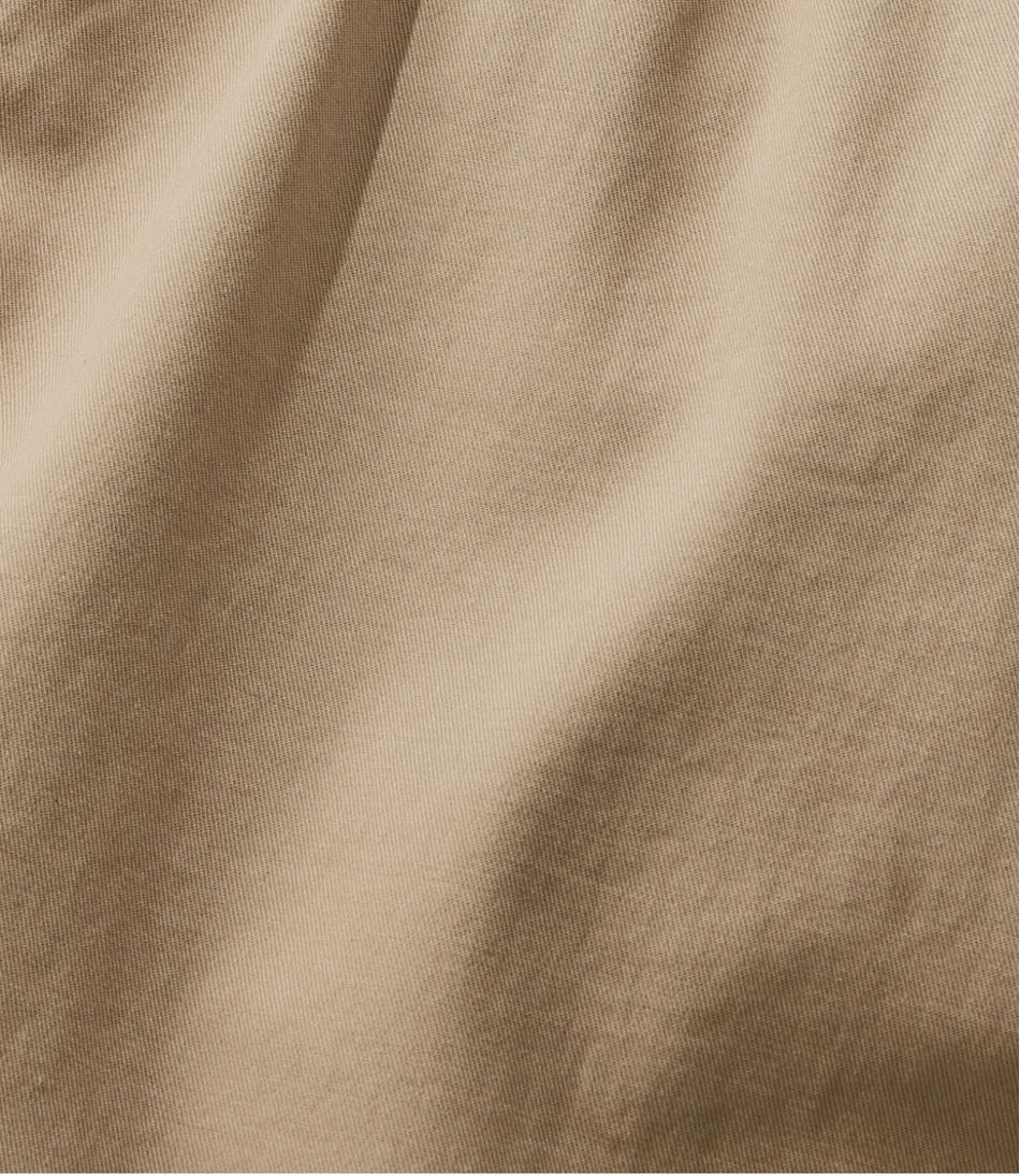 L.L.BeanLakewashed Pull-on Chinos, Mid-Rise Wide-Leg