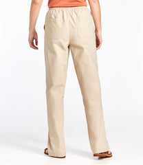 L.L.BeanWomen's Sunwashed Canvas Pants, High-Rise Straight-Leg