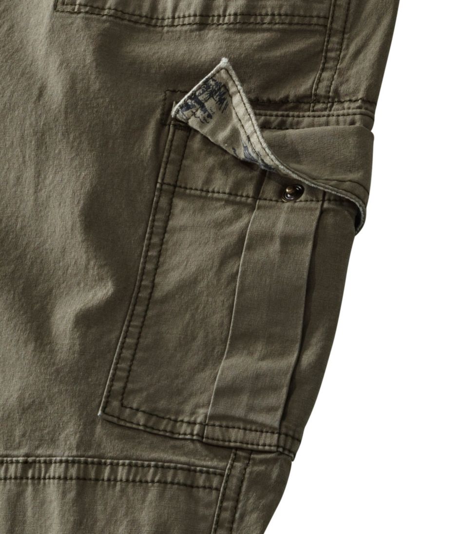 L.L.BeanWomen's Stretch Canvas Cargo Pants, Mid-Rise Straight-Leg