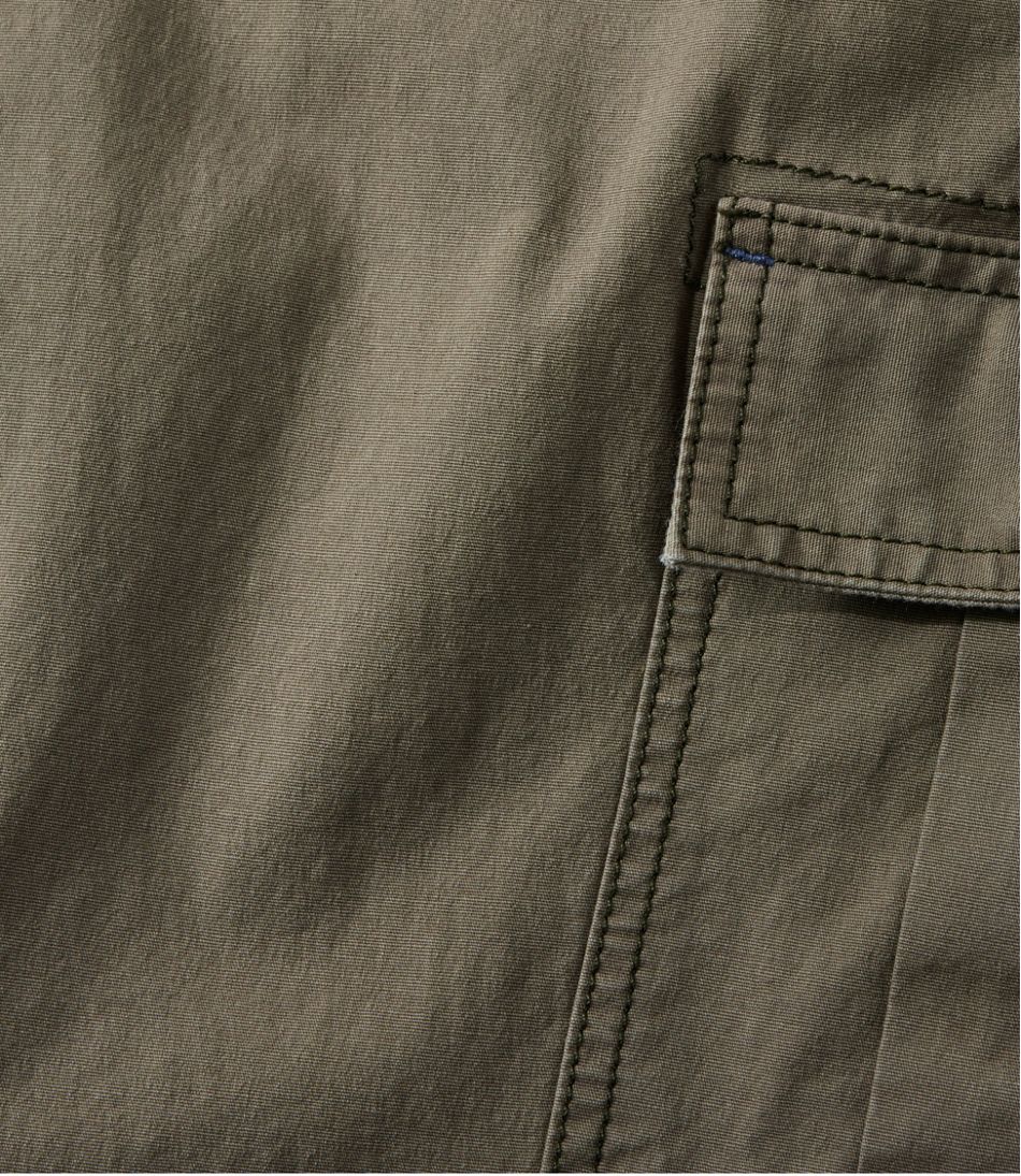 L.L.BeanWomen's Stretch Canvas Cargo Pants, Mid-Rise Straight-Leg