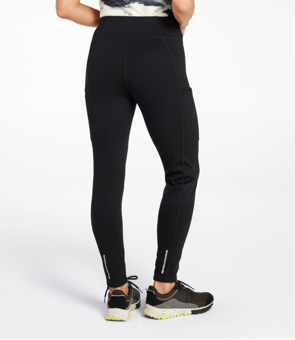 L.L.BeanWomen's PrimaLoft ThermaStretch Fleece Pocket Tights, Mid-Rise