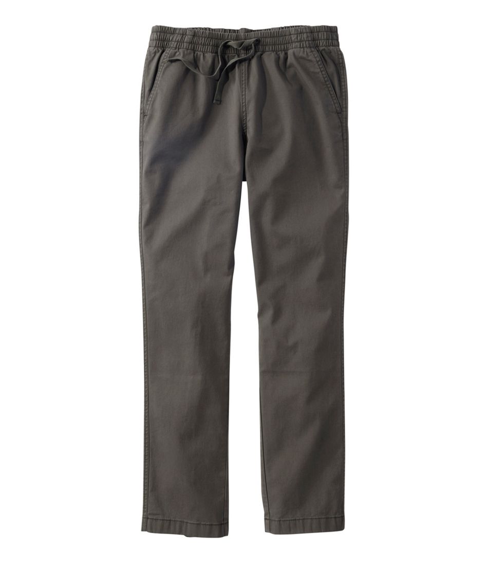 L.L.BeanWomen's Lakewashed Chino Pants, Mid-Rise Pull-On Ankle
