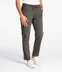 L.L.BeanWomen's Lakewashed Chino Pants, Mid-Rise Pull-On Ankle