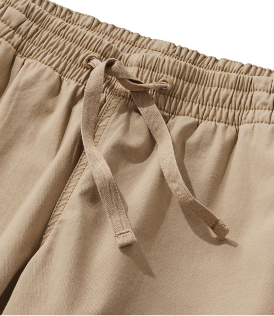 L.L.BeanWomen's Lakewashed Chino Pants, Mid-Rise Pull-On Ankle