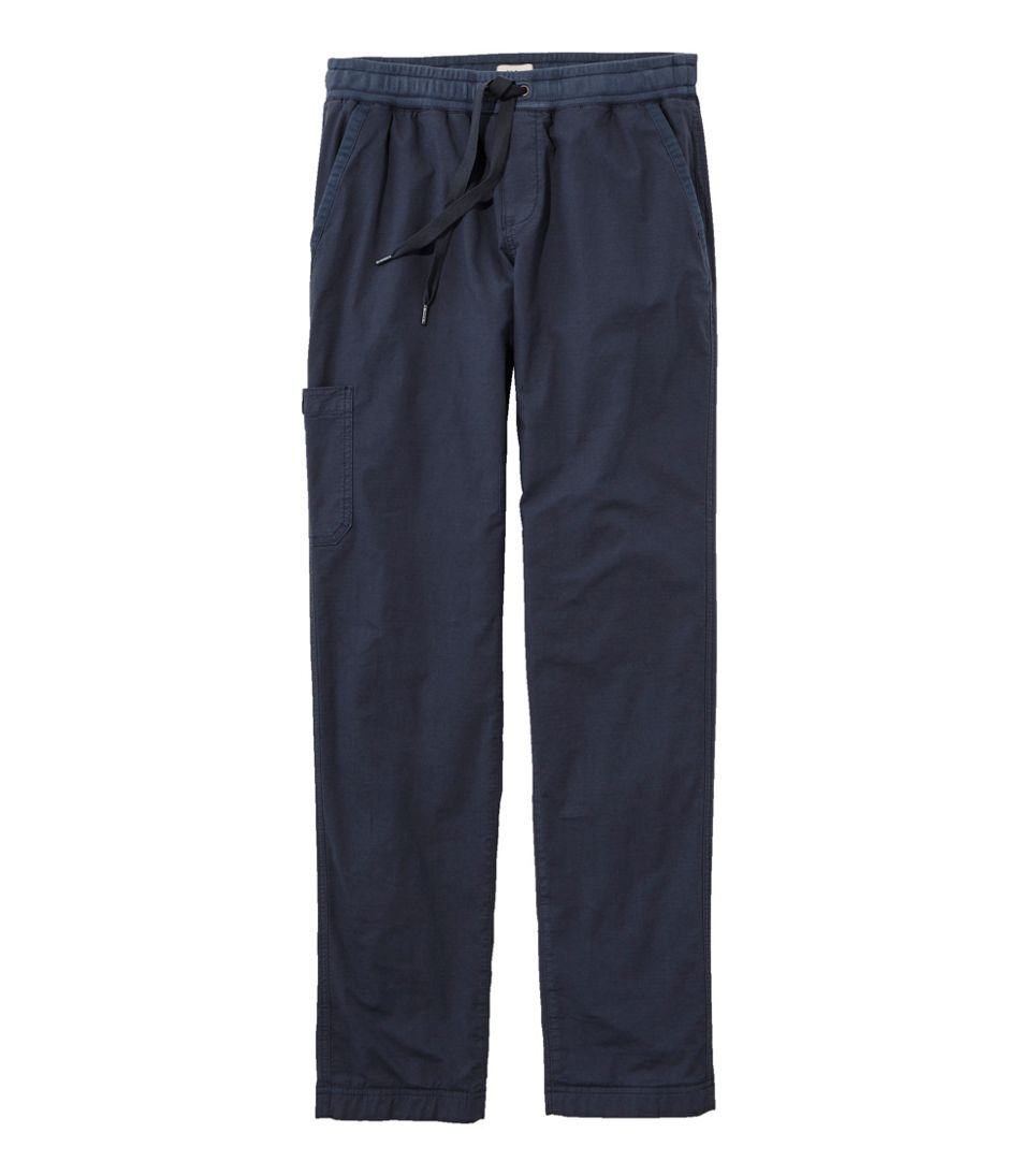 L.L.BeanWomen's Stretch Ripstop Pull-On Pants, Slim-Leg Fleece-Lined