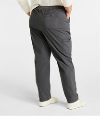 L.L.BeanWomen's Stretch Ripstop Pull-On Pants, Slim-Leg Fleece-Lined