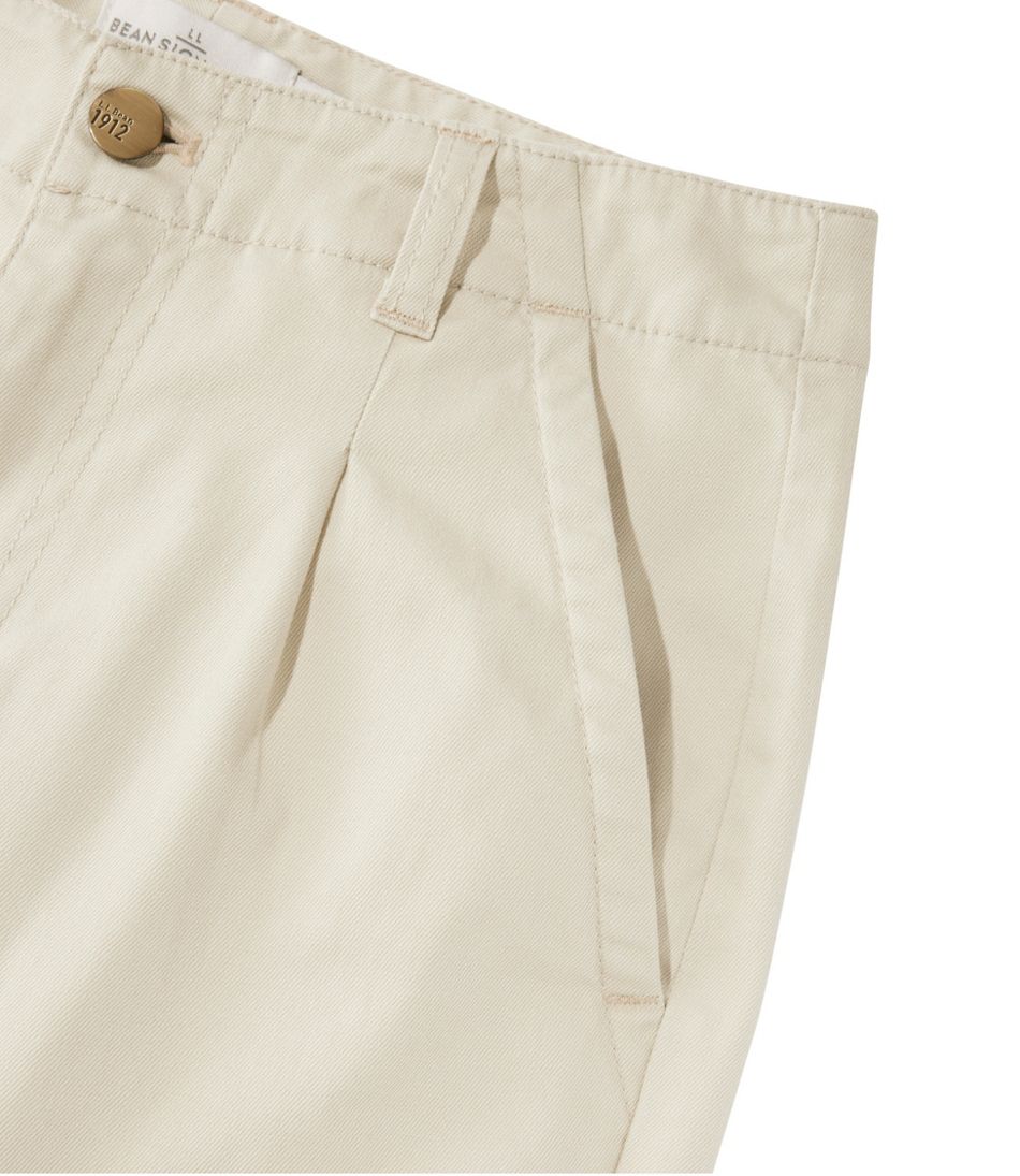 L.L.BeanWomen's Signature Easy-Cotton Pleated Chinos, Ankle