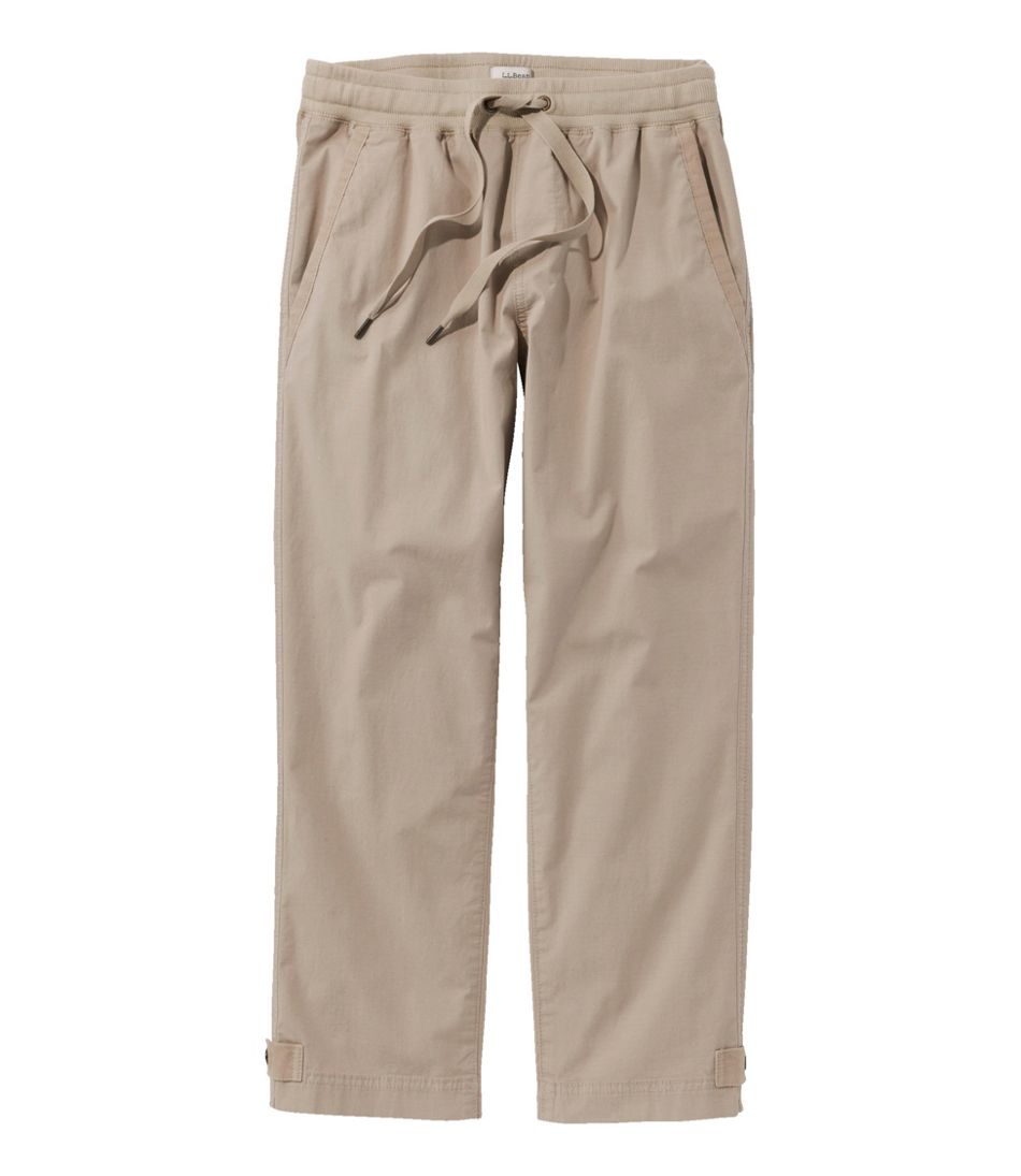L.L.BeanWomen's Stretch Ripstop Pull-On Capri Pants, Slim-Leg