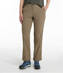 L.L.BeanWomen's Water-Repellent Comfort Trail Pants, Mid-Rise Straight-Leg