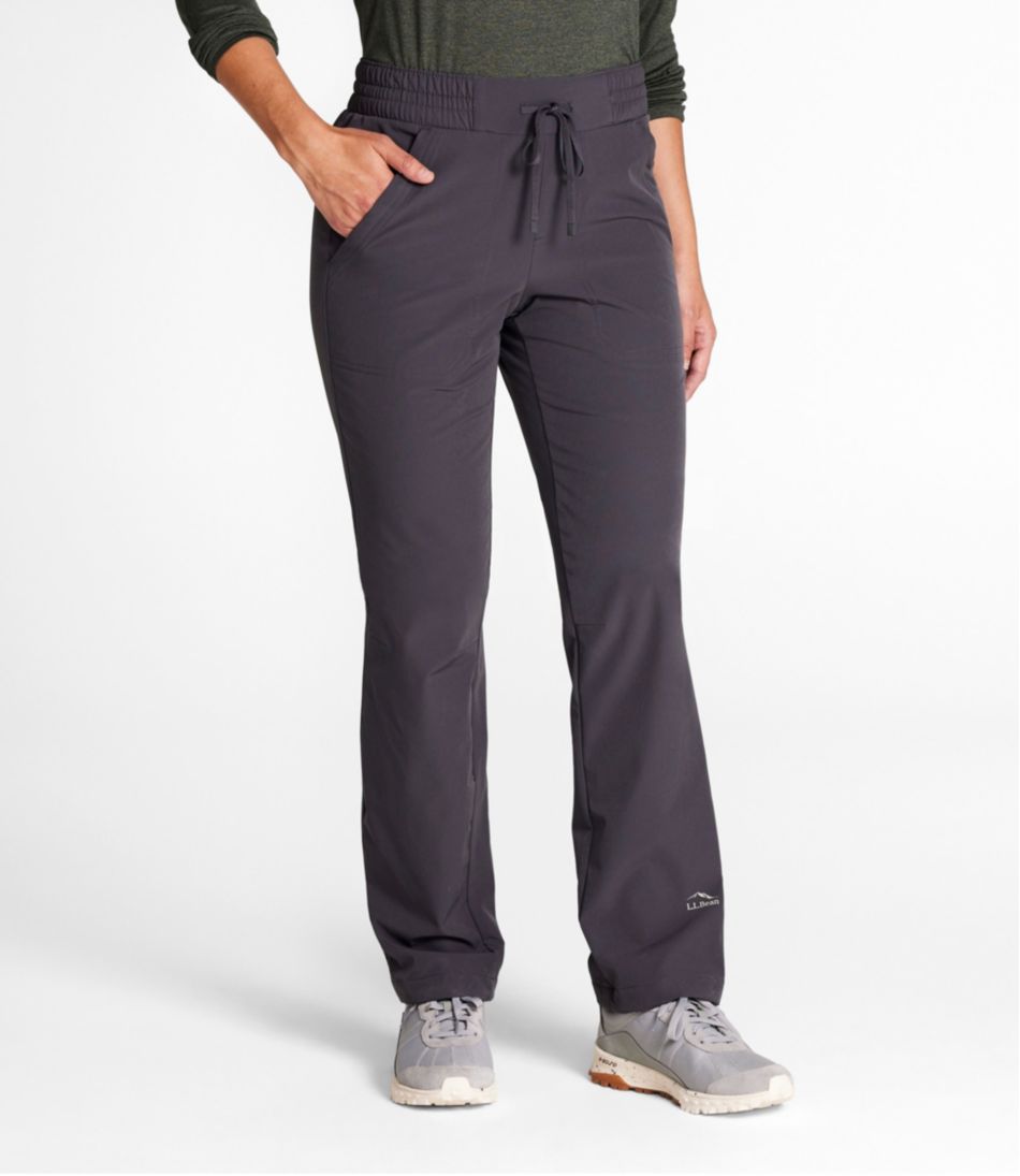 L.L.BeanWomen's VentureStretch Trail Pants, Brushed-Back Straight-Leg