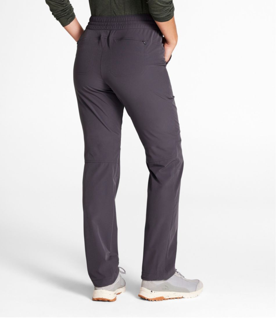 L.L.BeanWomen's VentureStretch Trail Pants, Brushed-Back Straight-Leg