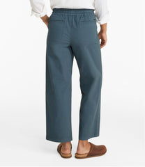 L.L.BeanWomen's Stretch Ripstop Pull-On Pants, Wide-Leg Ankle