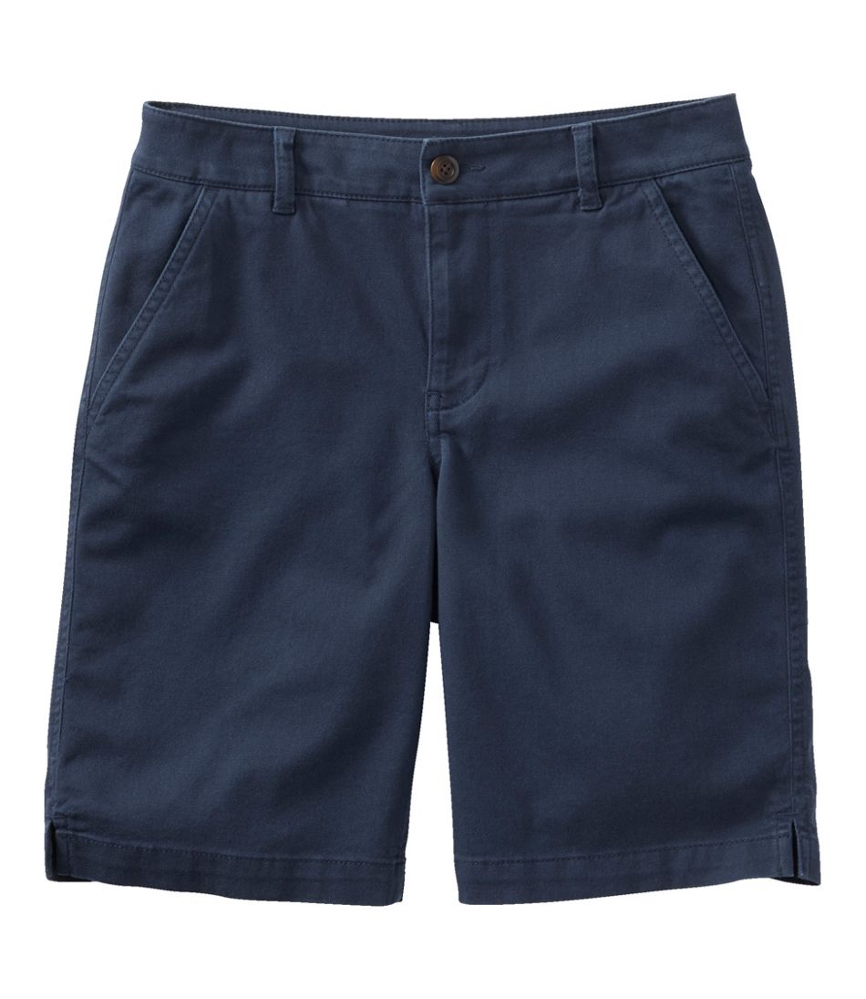 L.L.BeanWomen's Comfort Stretch Shorts, Chino Bermudas 9"