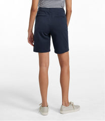L.L.BeanWomen's Comfort Stretch Shorts, Chino Bermudas 9"