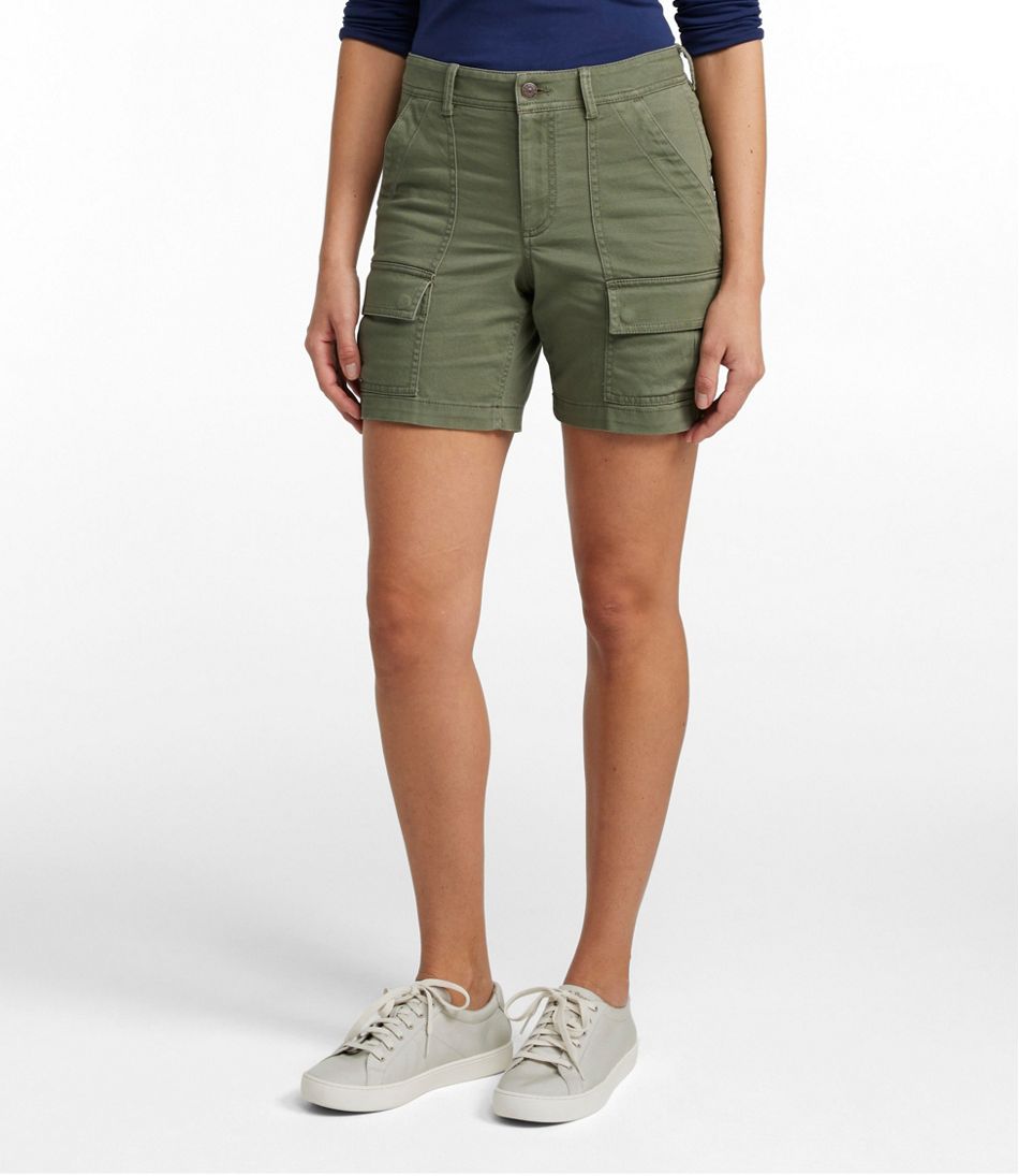L.L.BeanWomen's Comfort Stretch Shorts, Cargo 7"