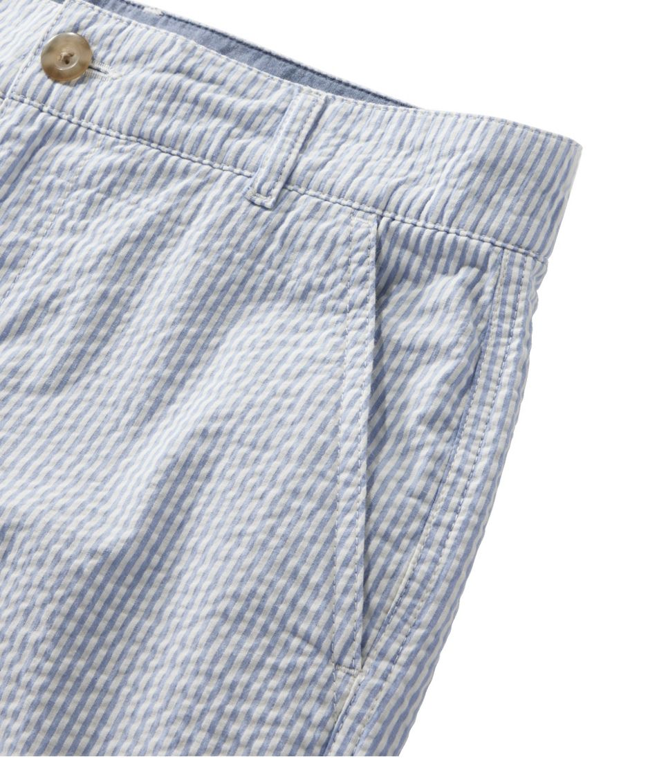 L.L.BeanWomen's Comfort Stretch Shorts, Seersucker Bermudas 9"