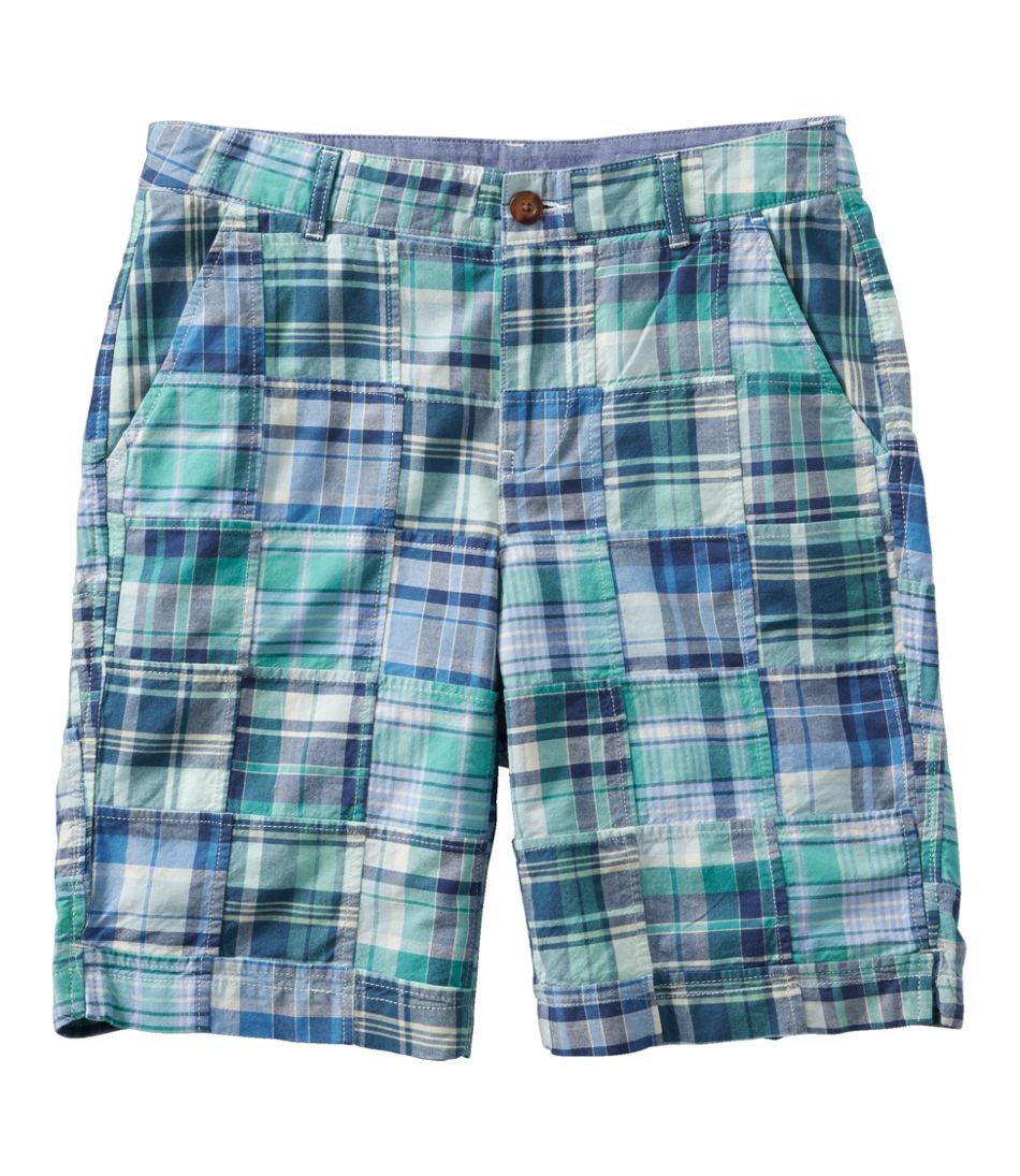 L.L.BeanWomen's Comfort Shorts, Patchwork Bermudas 9"