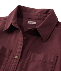 L.L.BeanWomen's L.L. Bean Heritage Washed Denim Shirt Dress, Garment-Dye