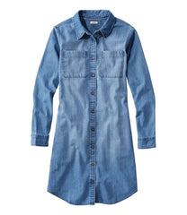 L.L.BeanWomen's L.L. Bean Heritage Washed Denim Shirt Dress