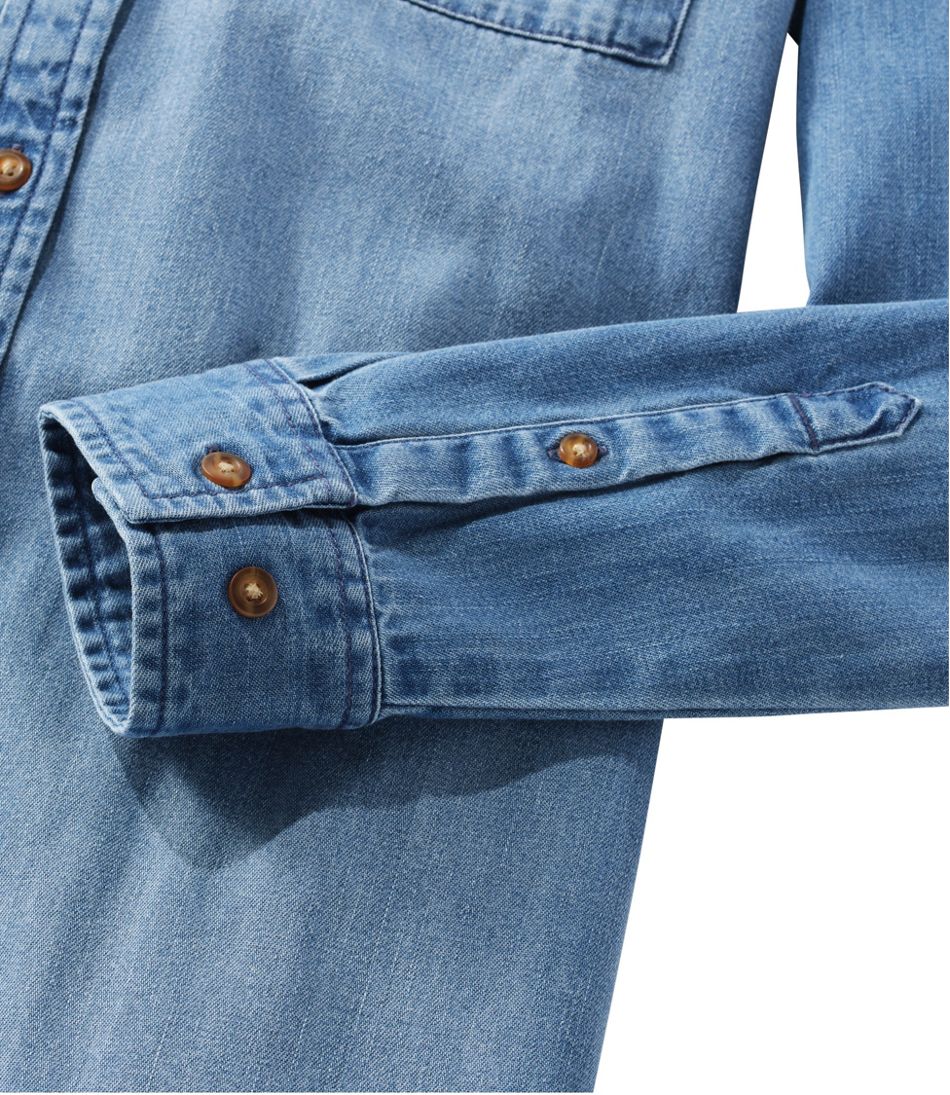 L.L.BeanWomen's L.L. Bean Heritage Washed Denim Shirt Dress