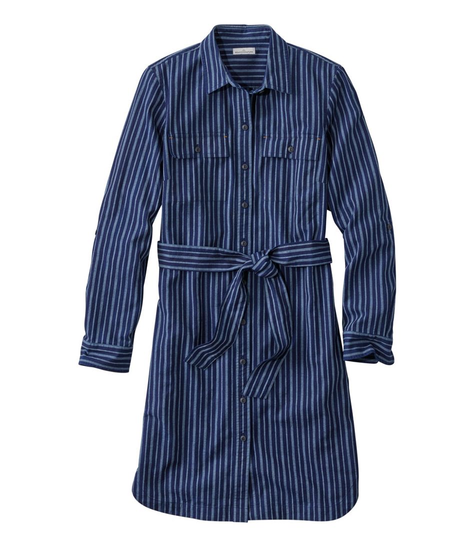 L.L.BeanWomen's Signature Camp Shirt Dress, Button-Front