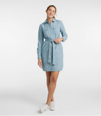 L.L.BeanWomen's Signature Camp Shirt Dress, Button-Front