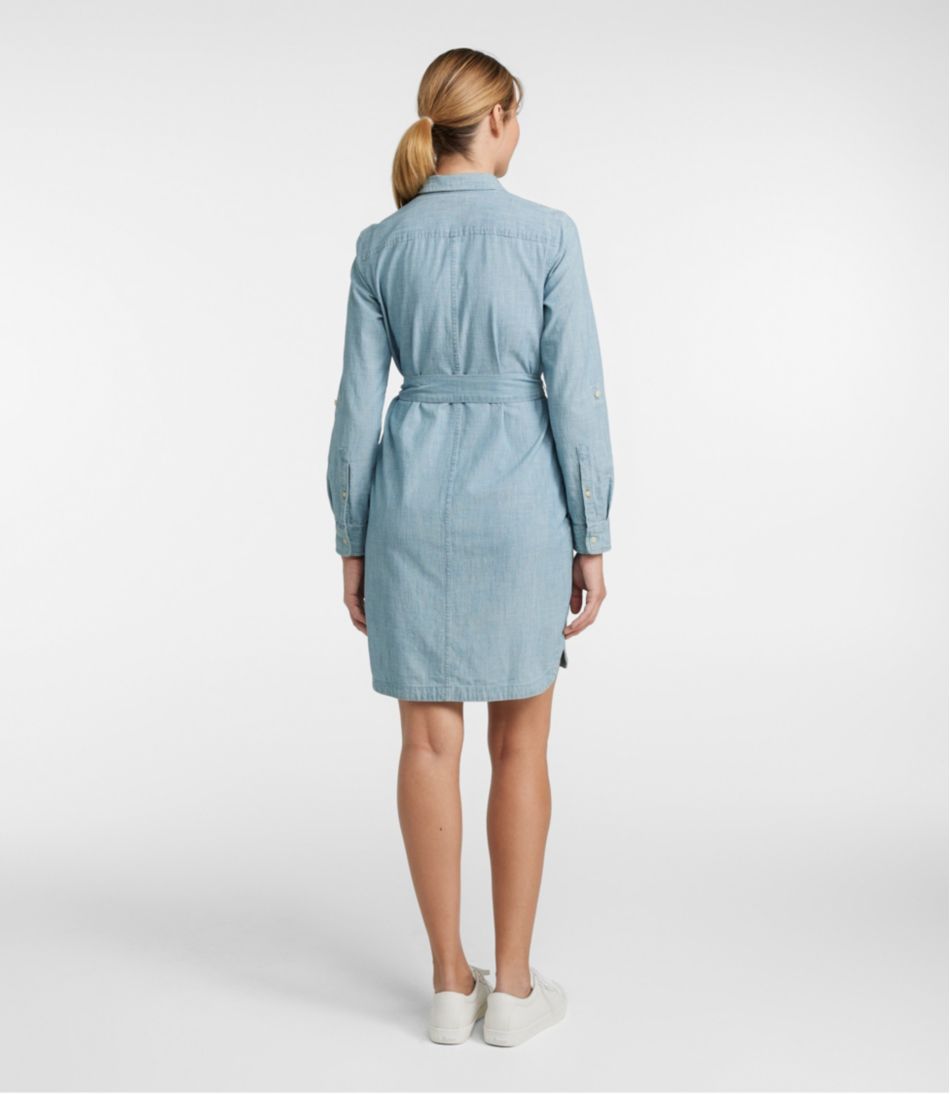 L.L.BeanWomen's Signature Camp Shirt Dress, Button-Front
