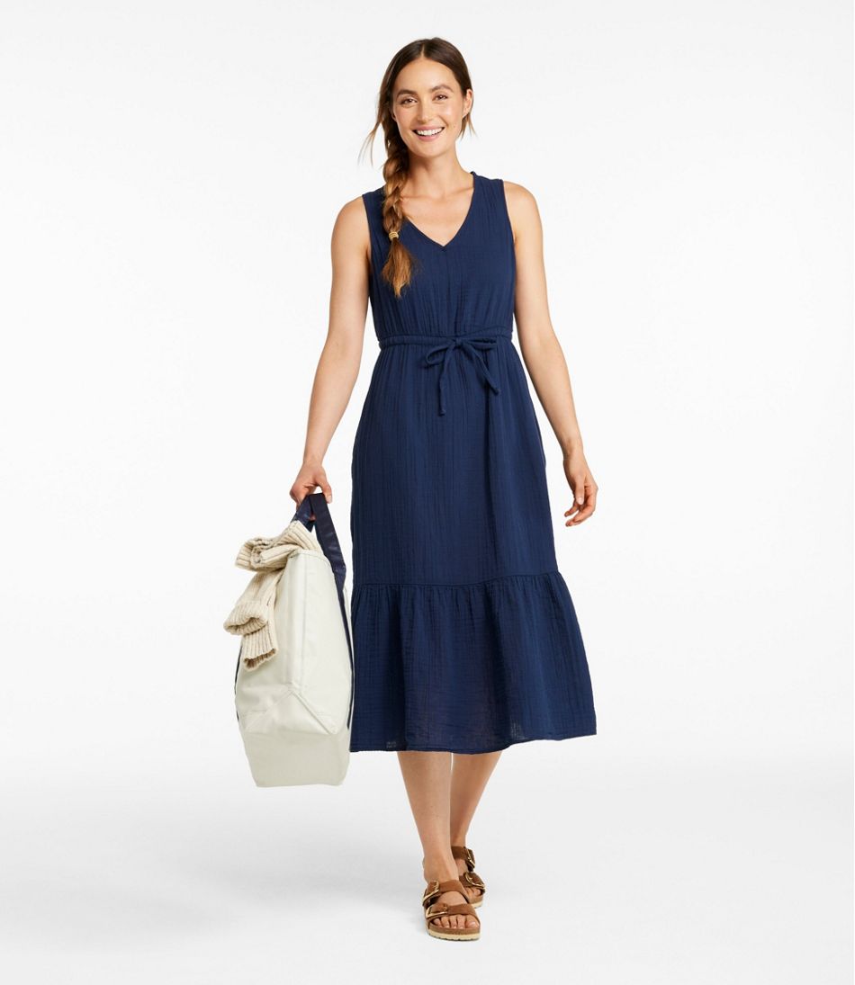 L.L.BeanWomen's Cloud Gauze Midi Dress