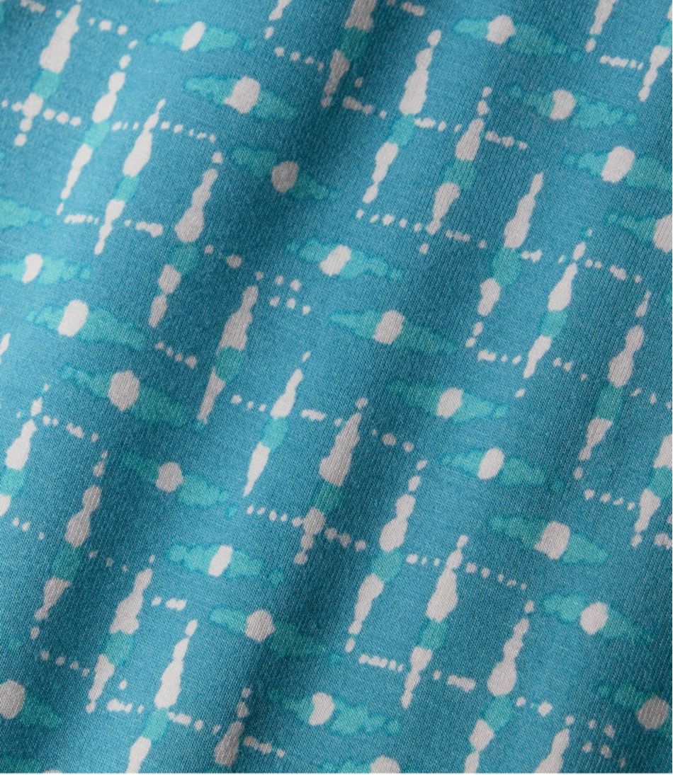 L.L.BeanWomen's Summer Knit Dress, Short-Sleeve Print