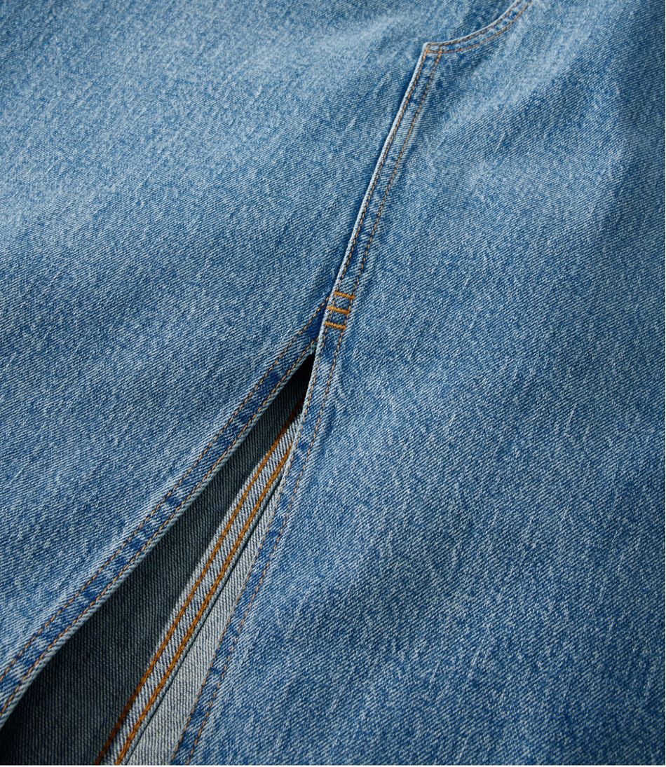 L.L.BeanWomen's Signature Heritage Denim Midi Skirt