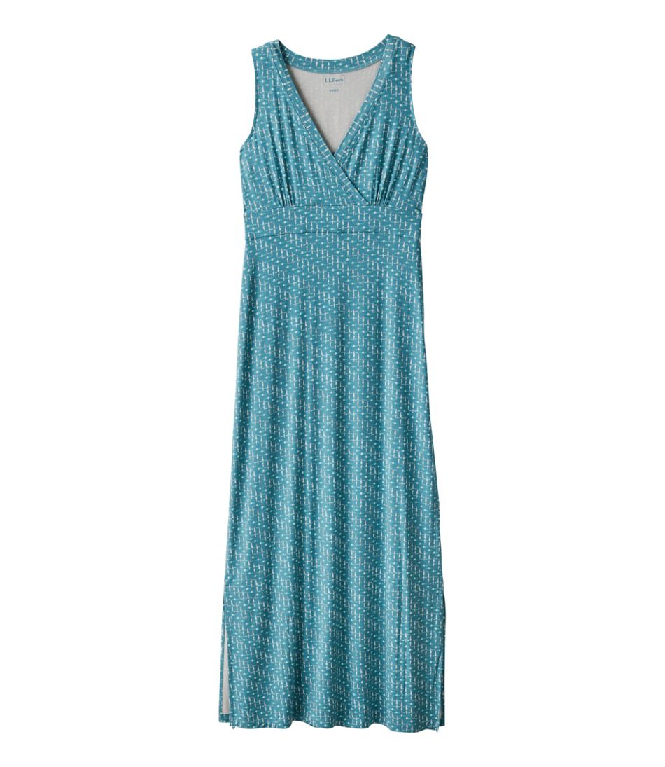 L.L.BeanWomen's Summer Knit Maxi Dress, Print