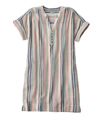L.L.BeanWomen's Cloud Gauze Short-Sleeve Shift Dress, Stripe