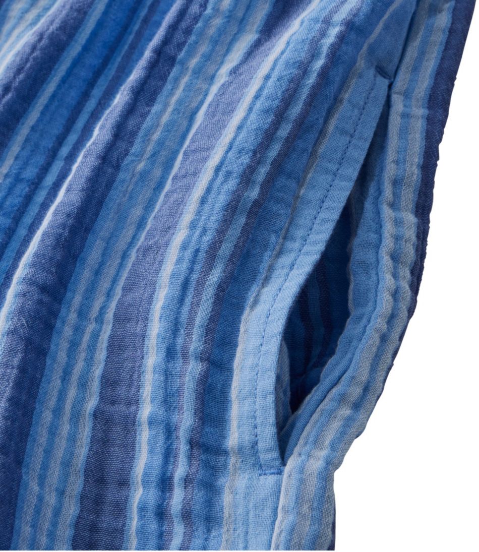 L.L.BeanWomen's Cloud Gauze Short-Sleeve Shift Dress, Stripe